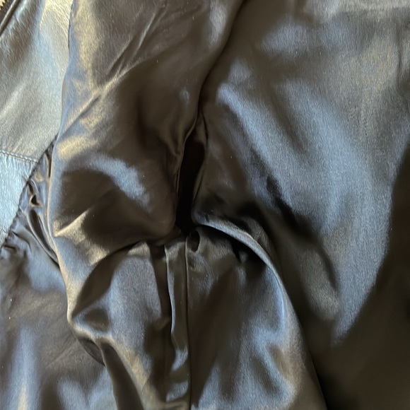 GUESS Leather black jacket - Picture 8 of 12